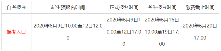 2020年广东自考报考入口时间、报考通道